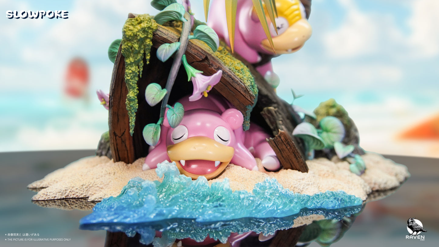 [PREORDER] Mini Statue [RAVEN] - Slowpoke & Galarian Slowpoke