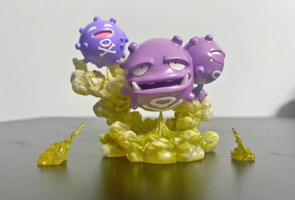 [IN STOCK] 1/20 Scale World Figure [PALLET TOWN] - Koffing & Weezing