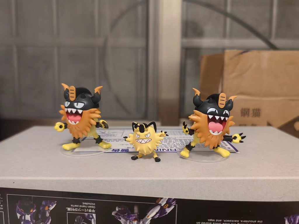 [IN STOCK] 1/20 Scale World Figure [T1] - Galarian Meowth & Perrserker