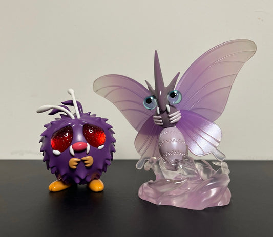 [IN STOCK] 1/20 Scale World Figure [MEGAZZ] - Venonat & Venomoth