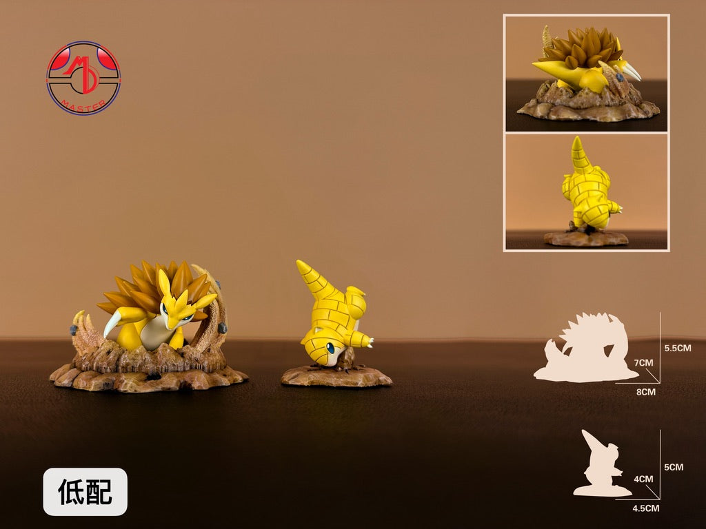 [PREORDER] 1/20 Scale World Figure [MASTER DESIGN] - Sandshrew & Sandslash