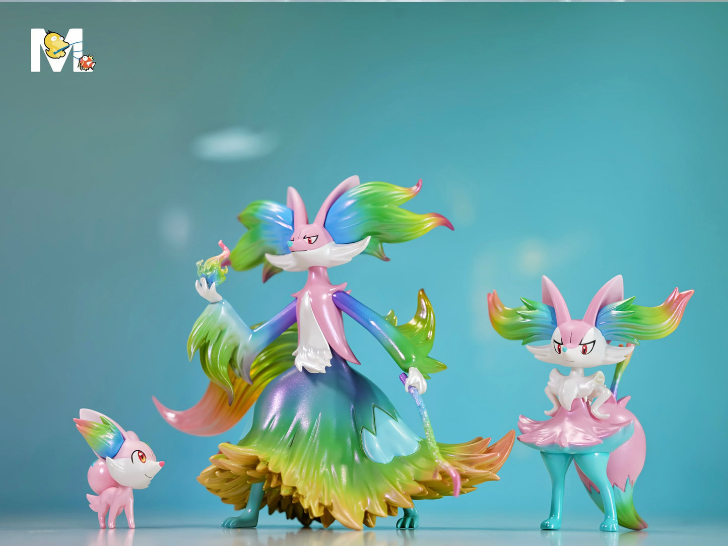 [IN STOCK] 1/20 Scale World Figure [MOYU] - Fennekin & Braixen & Delphox