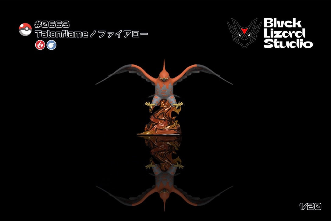 [PREORDER] 1/20 Scale World Figure [Blvck Lizard] - Talonflame