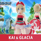 [PREORDER] 1/20 Scale World Figure [BANDAÏ] - Seki & Leafeon & Irida & Glaceon