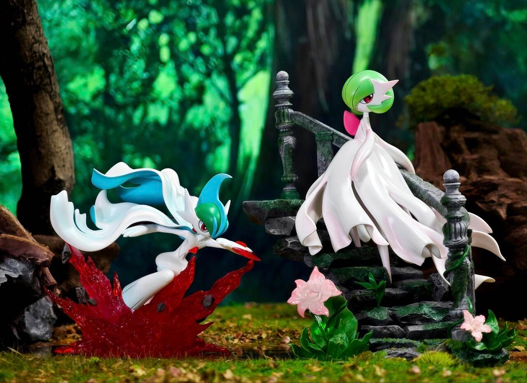 [IN STOCK] 1/20 Scale World Figure [PALLET TOWN] - Mega Gardevoir & Mega Gallade