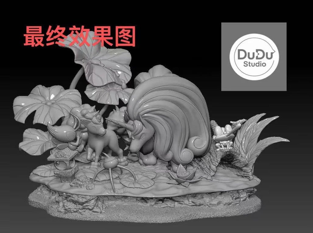 [PREORDER] 1/20 Scale World Figure [DUDU] - Galarian Ponyta & Rapidash & Celebi & Surskit & Froakie