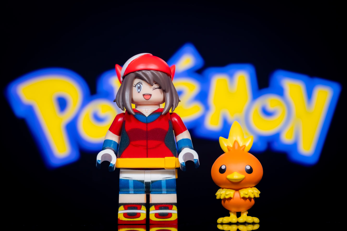 [IN STOCK] Custom Designed Minifigure [Liberty Brick] - May & Torchic