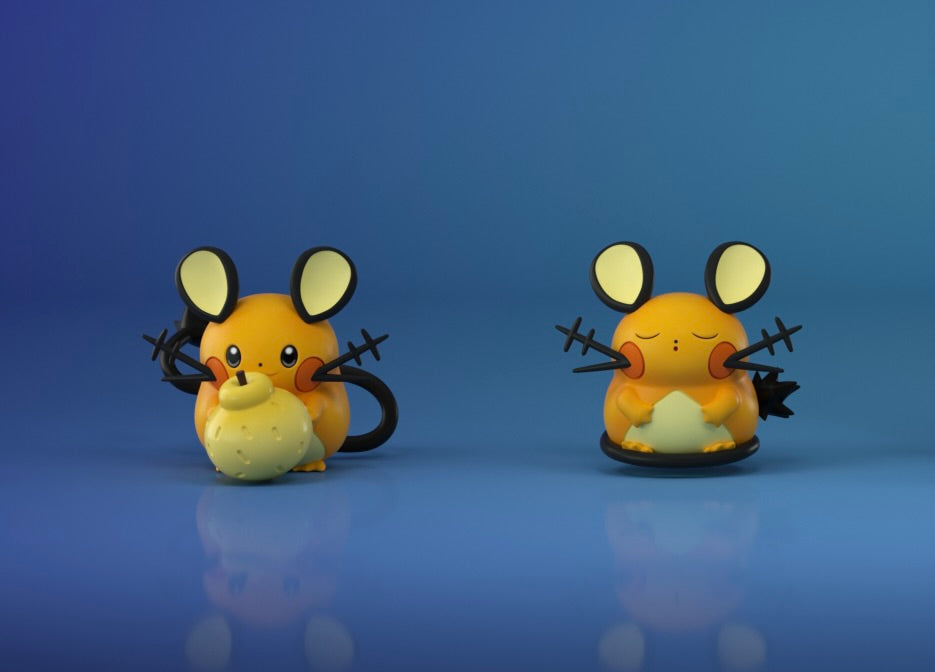 [PREORDER] 1/20 Scale World Figure [ZWG] - Dedenne & Emolga