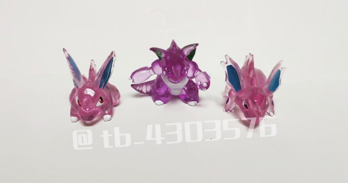 [PREORDER] Clear Figure [HHZ] - Nidoking & Nidoqueen Family