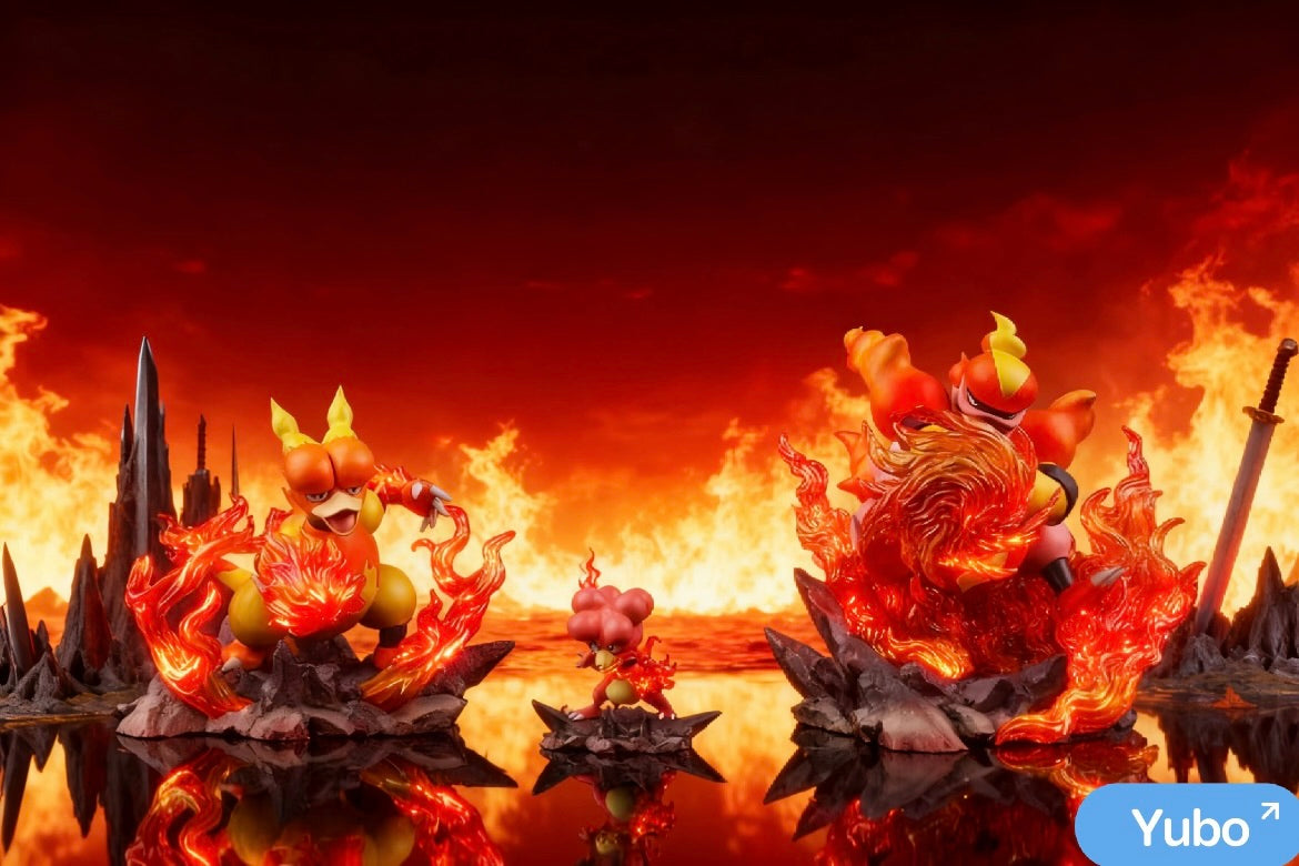 [IN STOCK] 1/20 Scale World Figure [UING] - Electabuzz & Elekid & Electivire & Magmar & Magby & Magmortar