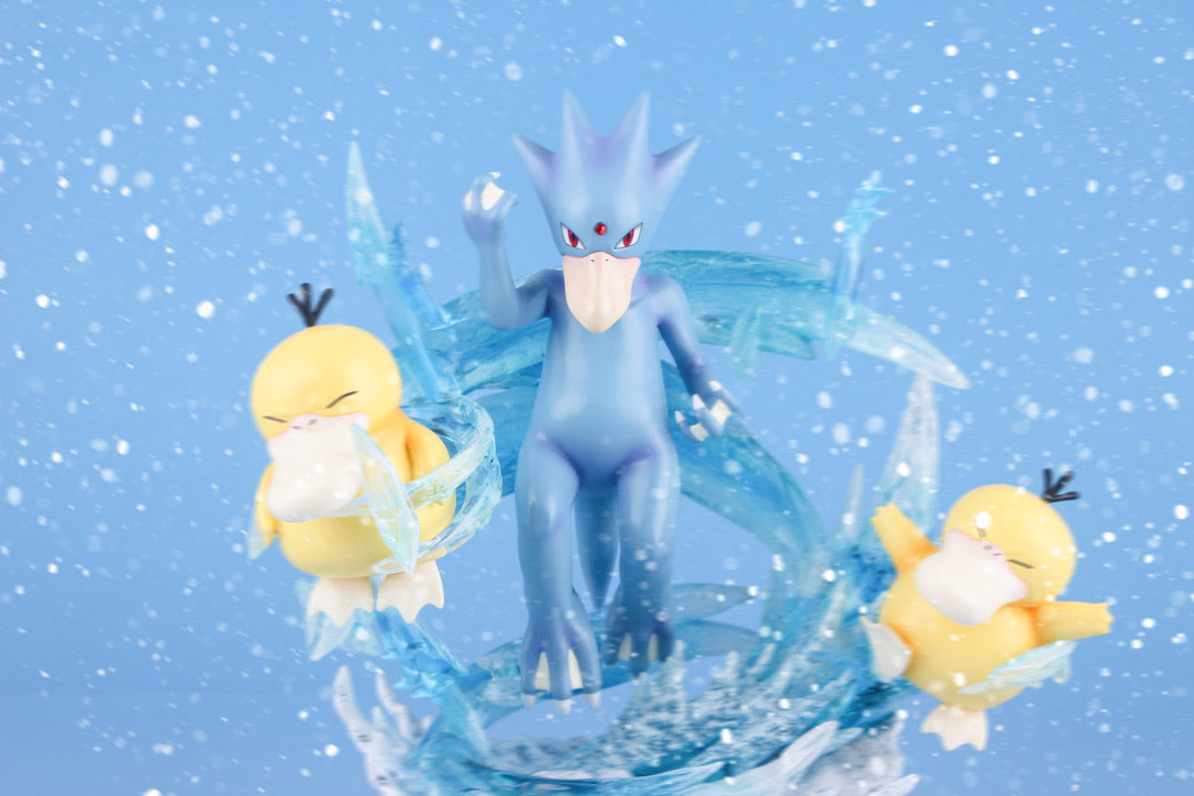 [IN STOCK] 1/20 Scale World Figure [WONDER] - Psyduck & Golduck