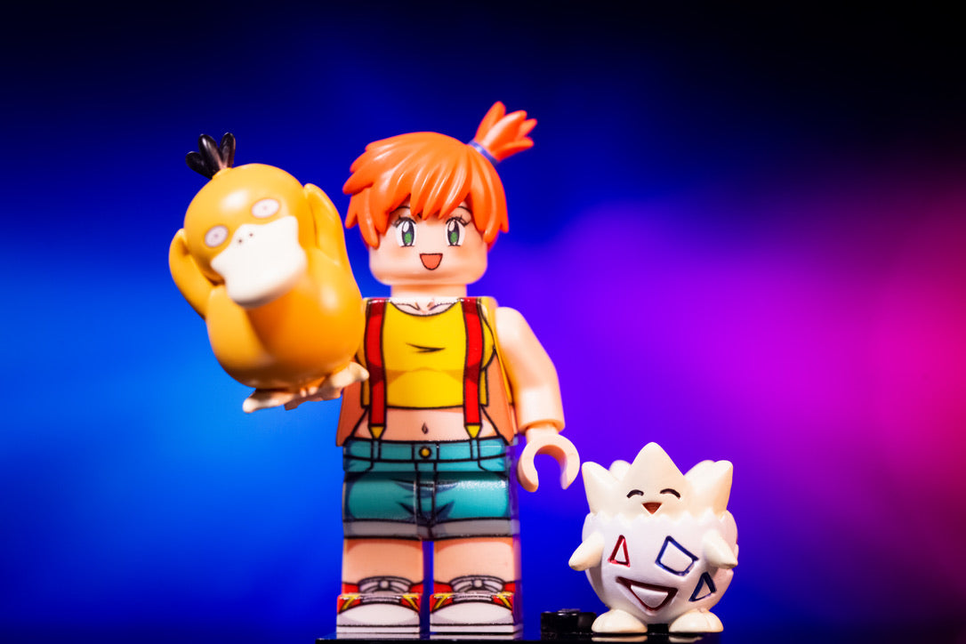 [IN STOCK] Pokemon Minifigure [Liberty Brick] - Misty & Psyduck & Togepi