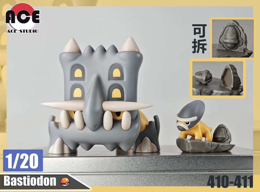 [PREORDER CLOSED] 1/20 Scale World Figure [ACE] - Shieldon & Bastiodon