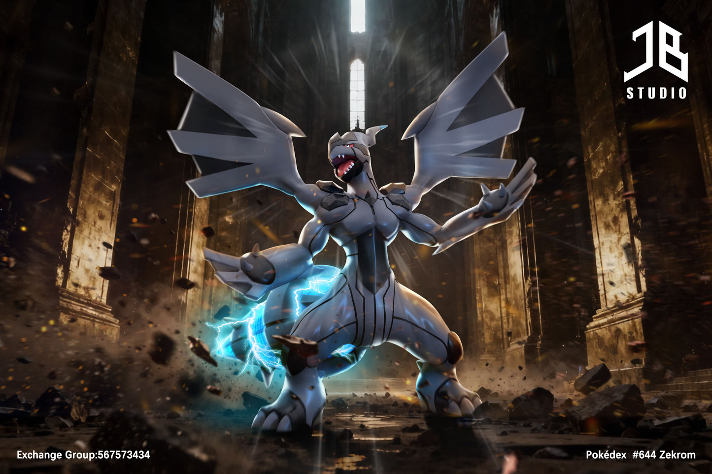 [PREORDER] 1/20 Scale World Figure [JB] - Zekrom