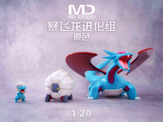[PREORDER] 1/20 Scale World Figure [MD] - Bagon & Shelgon & Salamence