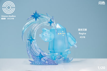 [PREORDER] 1/20 Scale World Figure [UNOVA] - Regice & Registeel