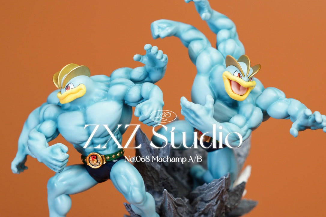 [IN STOCK] 1/20 Scale World Figure [PALLET TOWN] - Machop & Machoke & Machamp B