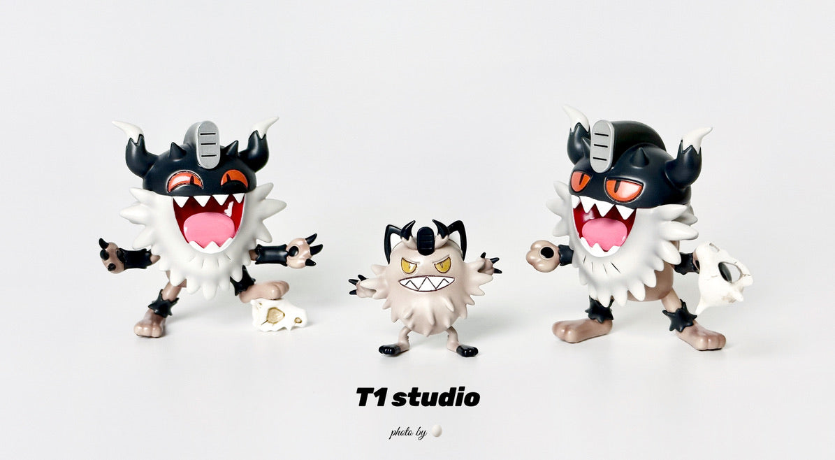 [IN STOCK] 1/20 Scale World Figure [T1] - Galarian Meowth & Perrserker