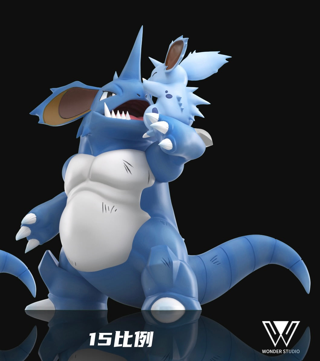 [PREORDER] 1/20 Scale World Figure [WONDER] - Nidoran♂ & Nidorino & Nidoking
