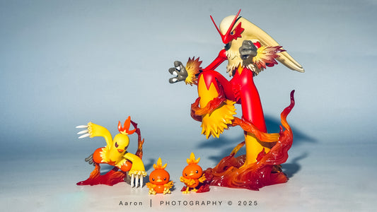 [IN STOCK] 1/20 Scale World Figure [ZDM] - Torchic & Combusken & Blaziken