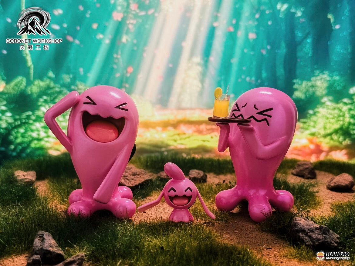 [IN STOCK] 1/20 Scale World Figure [CORONET] - Wobbuffet & Wynaut