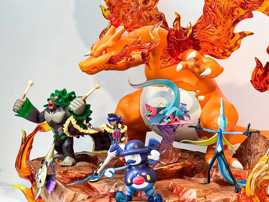 [IN STOCK] 1/20 Scale World Figure [DCG] - Leon & Gigantamax Charizard & Aegislash & Rillaboom & Inteleon & Mr. Rime & Dragapult