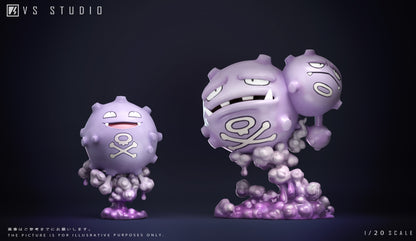 [IN STOCK] 1/20 Scale World Figure [VS] - Koffing & Weezing