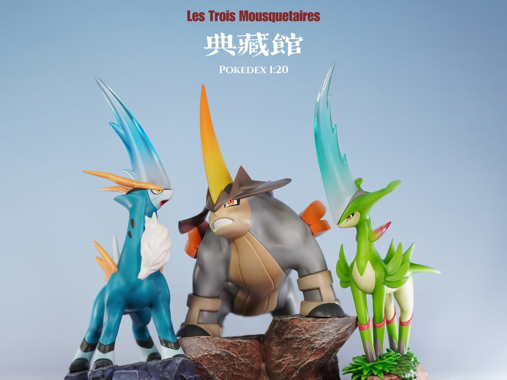 [IN STOCK] 1/20 Scale World Figure [DCG] - Cobalion & Terrakion & Virizion