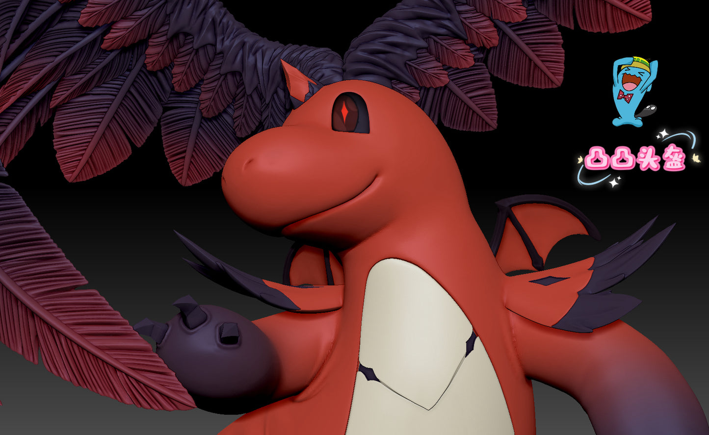 [PREORDER] 1/20 Scale World Figure [ROCKY HELMET] - Mega Dragonite (Special)
