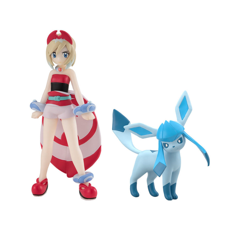 [PREORDER] 1/20 Scale World Figure [BANDAÏ] - Seki & Leafeon & Irida & Glaceon