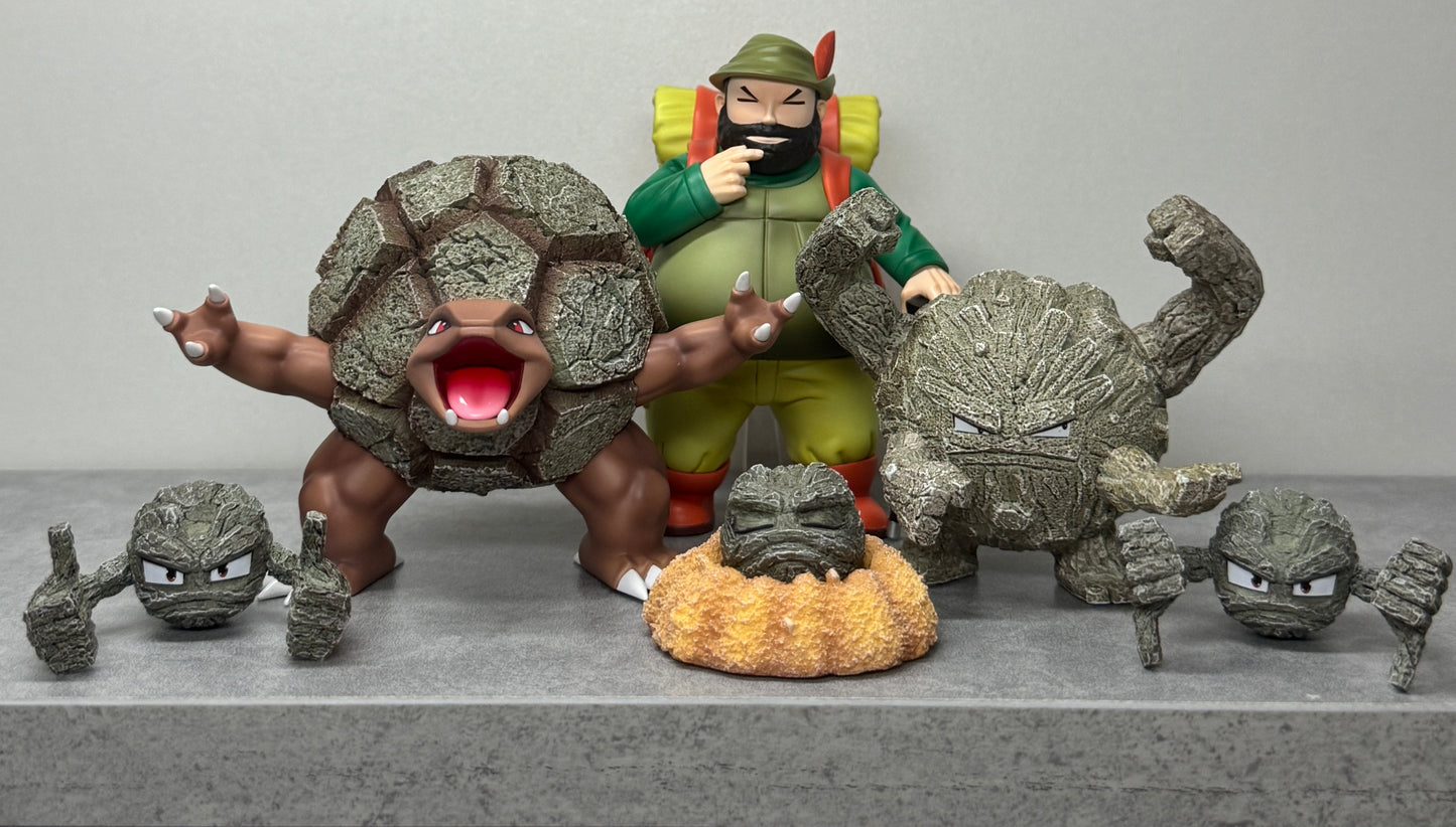[IN STOCK] 1/20 Scale World Figure [FIRE] - Geodude & Graveler & Golem