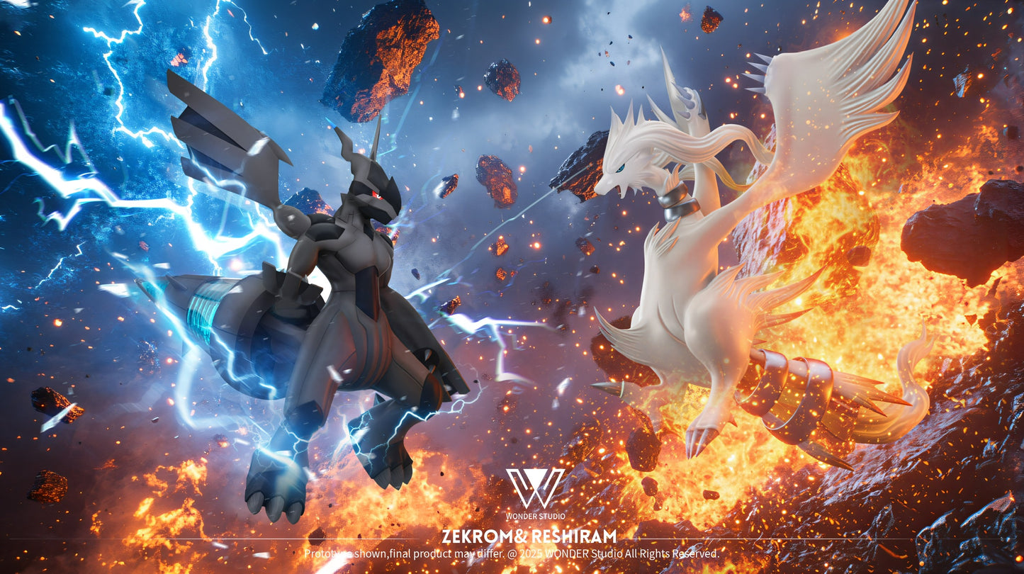 [PREORDER] 1/20 Scale World Figure [WONDER] - Zekrom & Reshiram