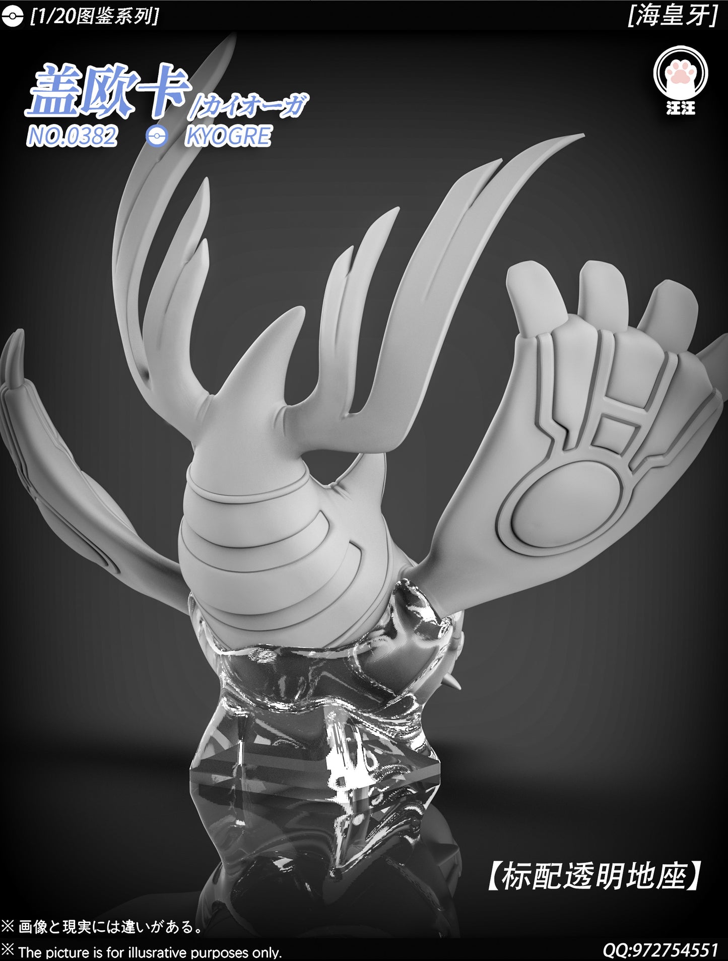 [PREORDER] 1/20 Scale World Figure [WW] - Kyogre