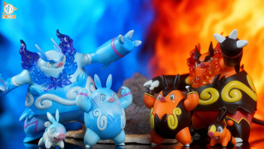 [IN STOCK] 1/20 Scale World Figure [FT] - Tepig & Pignite & Emboar