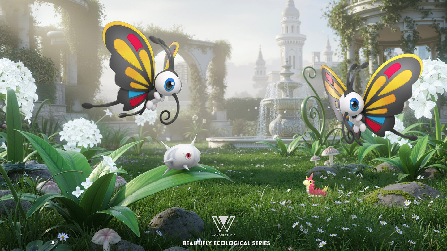 [PREORDER] 1/20 Scale World Figure [WONDER] - Wurmple & Silcoon & Beautifly & Cascoon & Dustox
