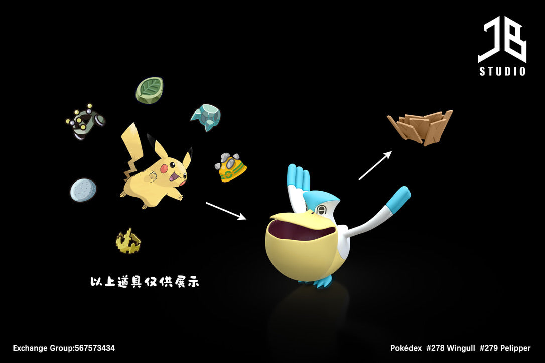 [PREORDER] 1/20 Scale World Figure [JB] - Wingull & Pelipper