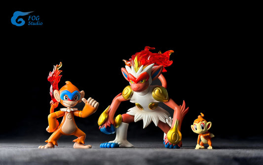 [PREORDER] 1/20 Scale World Figure [FOG] - Chimchar & Monferno & Infernape