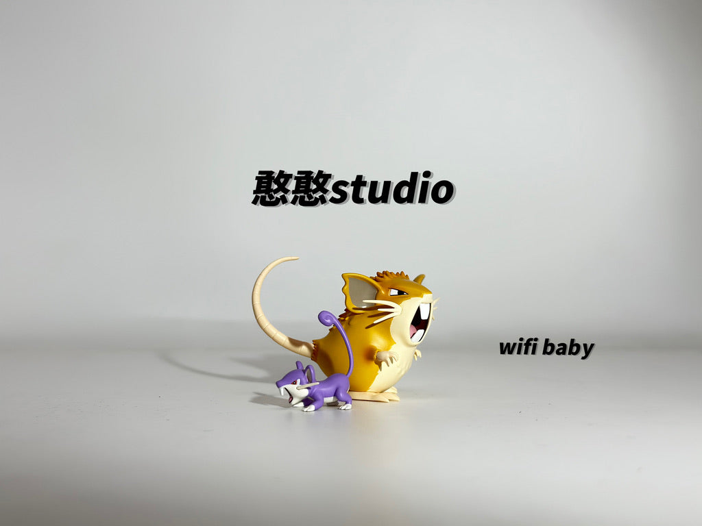 [IN STOCK] 1/20 Scale World Figure [HH] - Rattata & Raticate