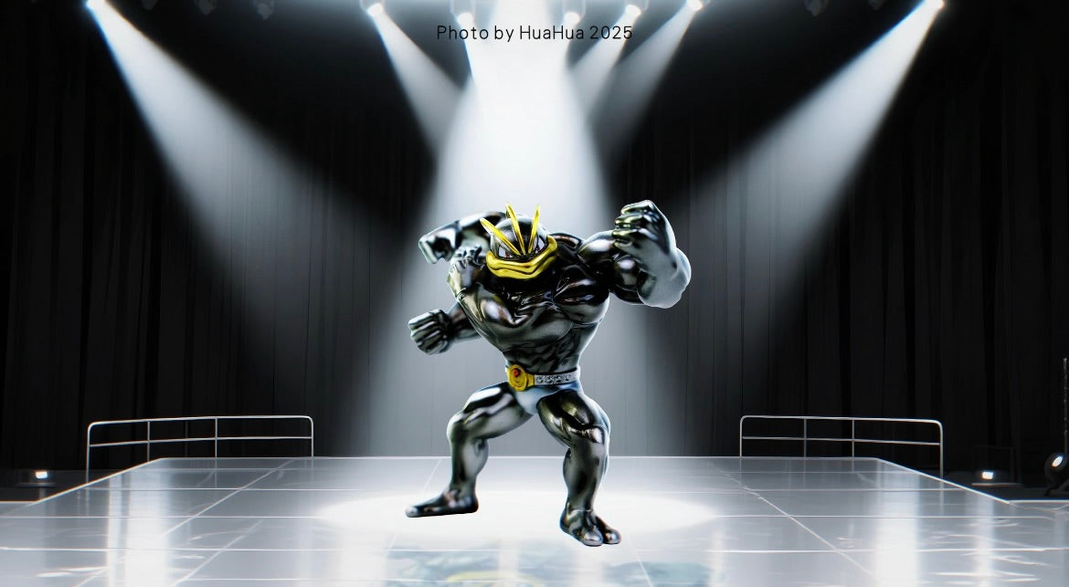 [IN STOCK] 1/20 Scale World Figure [HJ] - Machop & Machoke & Machamp
