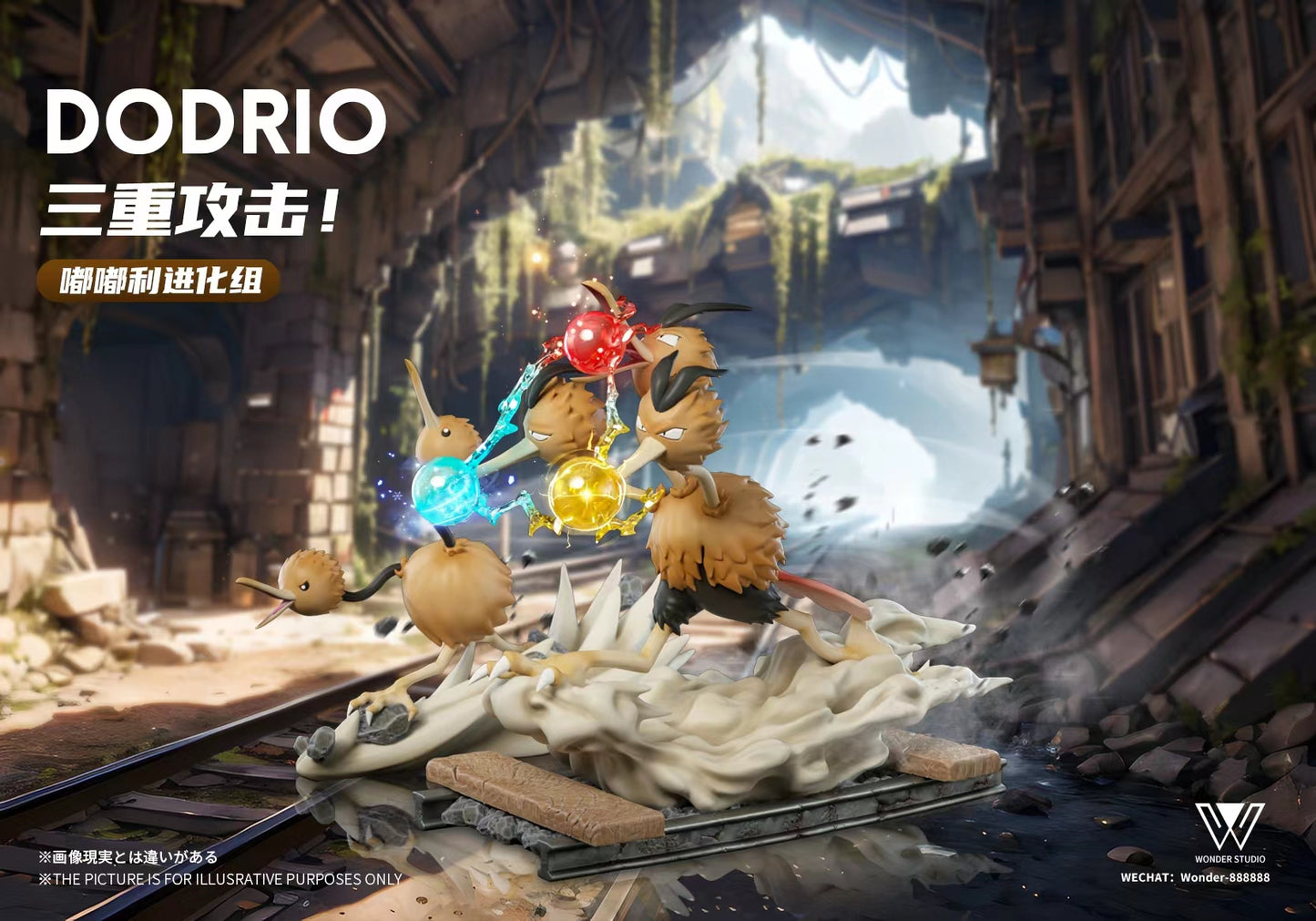 [PREORDER] 1/20 Scale World Figure [WONDER] - Doduo & Dodrio