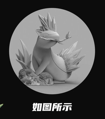 [PREORDER] 1/20 Scale World Figure [SK] - Cyndaquil & Quilava & Typhlosion