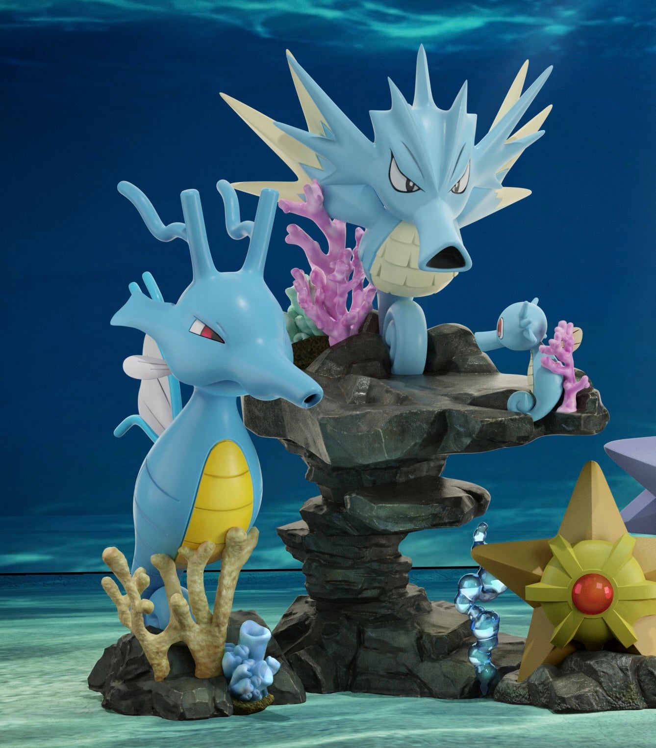 [PREORDER CLOSED] 1/20 Scale World Figure [VS] - Horsea & Seadra & Kingdra & Tentacool & Tentacruel & Staryu & Starmie