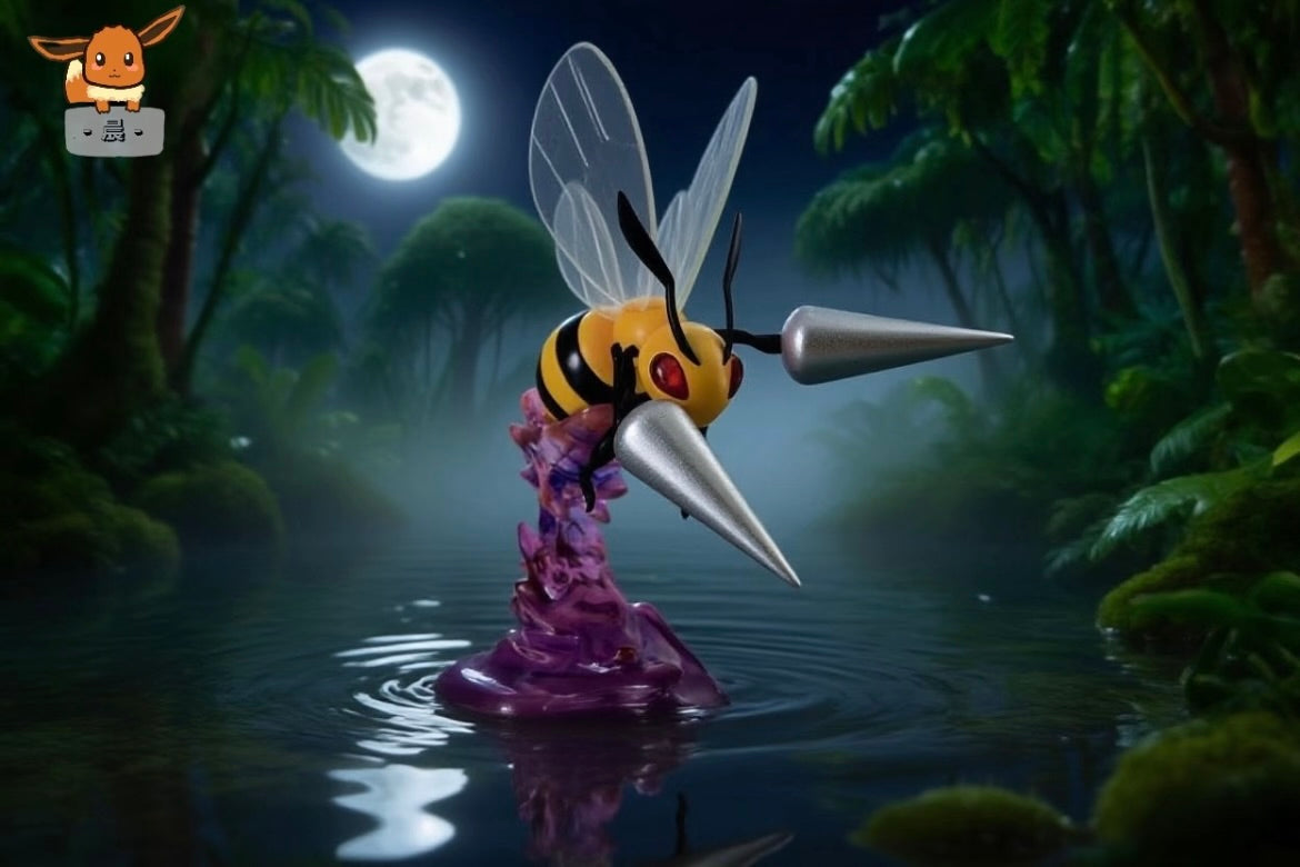 [IN STOCK] 1/20 Scale World Figure [ZR] - Weedle & Kakuna & Beedrill & Mega Beedrill