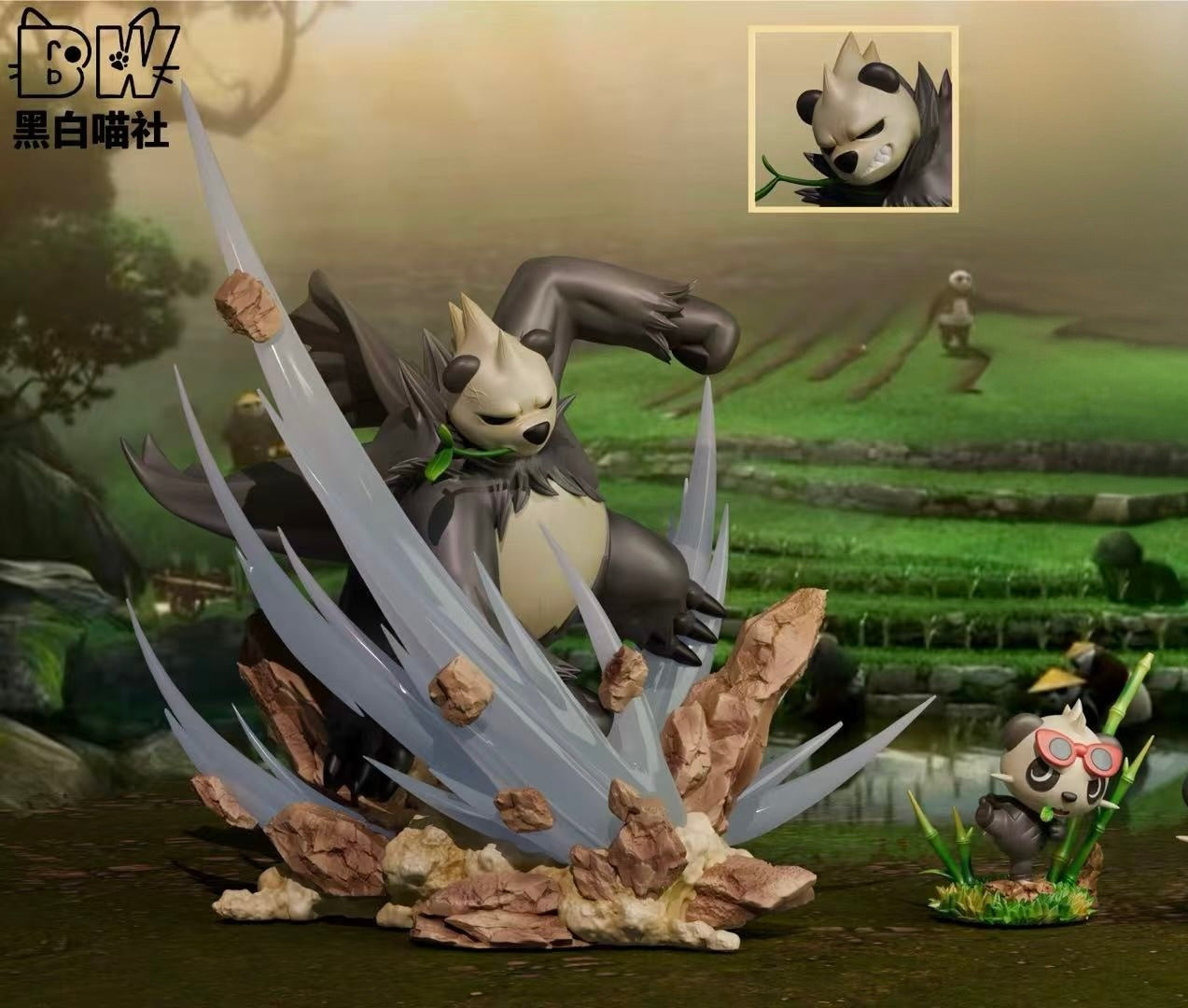 [PREORDER] 1/20 Scale World Figure [BW] - Pancham & Pangoro