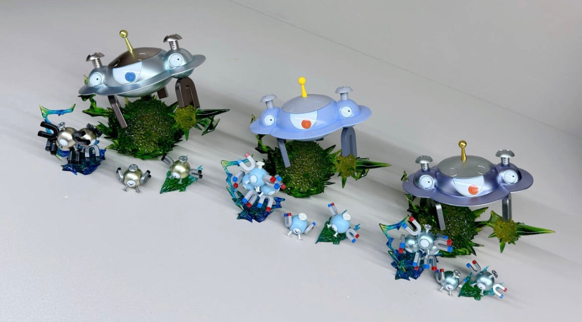 [IN STOCK] 1/20 Scale World Figure [PALLET TOWN] - Magnemite & Magneton & Magnezone