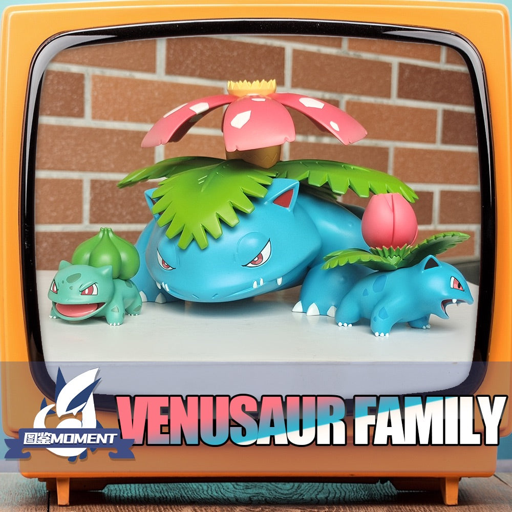 [IN STOCK] 1/20 Scale World Figure [POKEDEX MOMENT] - Bulbasaur & Ivysaur & Venusaur