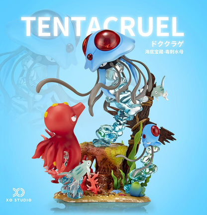 [IN STOCK] 1/20 Scale World Figure [XO] - Tentacool & Tentacruel & Remoraid & Octillery