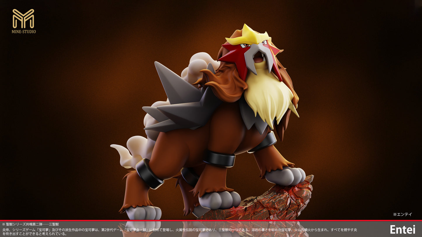 [PREORDER] 1/20 Scale World Figure [MINE] - Raikou & Entei & Suicune