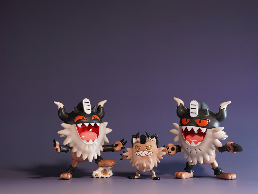 [IN STOCK] 1/20 Scale World Figure [T1] - Galarian Meowth & Perrserker