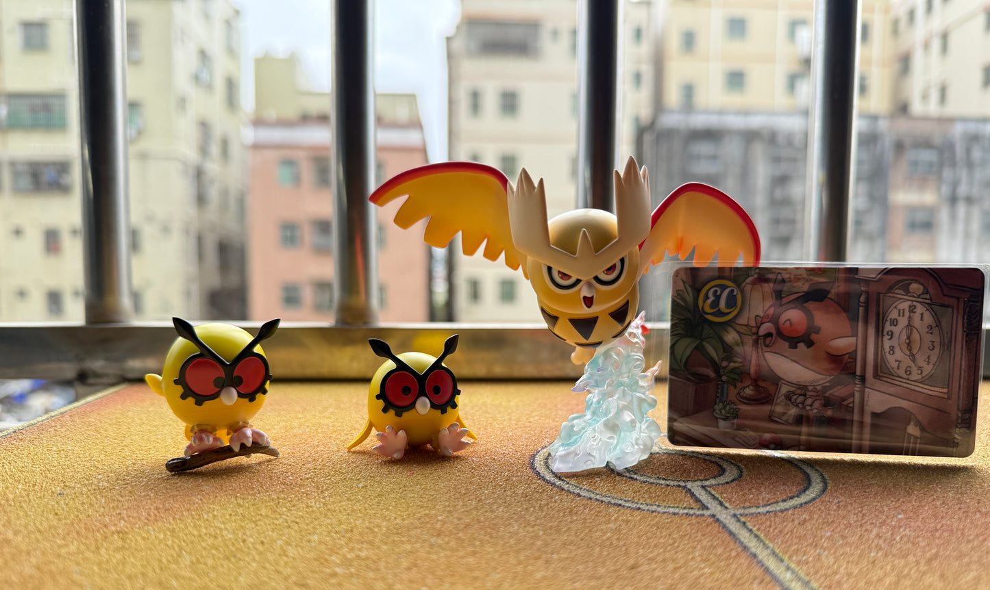 [IN STOCK] 1/20 Scale World Figure [EC] - Hoothoot & Noctowl